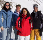 Birte, Anne, Julia und Steffi