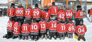 Team Zimmermann von hinten
